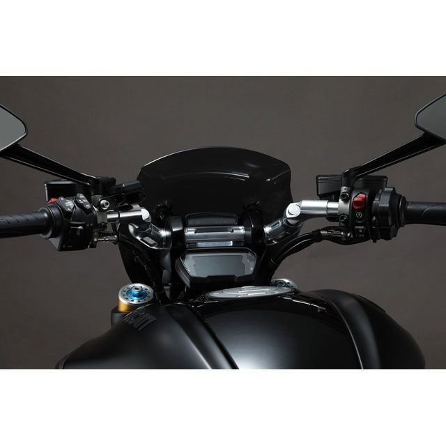 AELLA アエラ アルミ可変ハンドルバー ハンドルカラー：ブラック / 付属スペーサーカラー：ブラック / 付属スペーサーサイズ：7mm Multistrada 1200 AELLA アエラ アルミ可変ハンドルバー Z900RS Cafe KAWASAKI