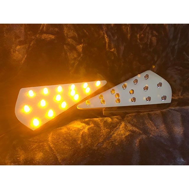 フロムネイバー GSX750S3 3型カタナ/GSX750 S4 4型カタナ/RGΓ/RGガンマ用LEDフロントウインカーユニット From Nei…