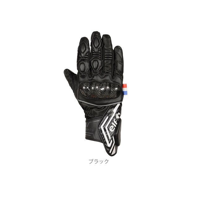 エルフ ライディングウェア EG-A510 ビアッジオグローブ（ブラック） サイズ M elf riding wear バイクの通販は