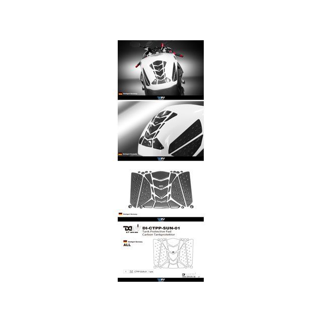 ディモーティブ 汎用 カーボンタンクパッド 汎用 Dimotiv バイクの通販は 7,367円