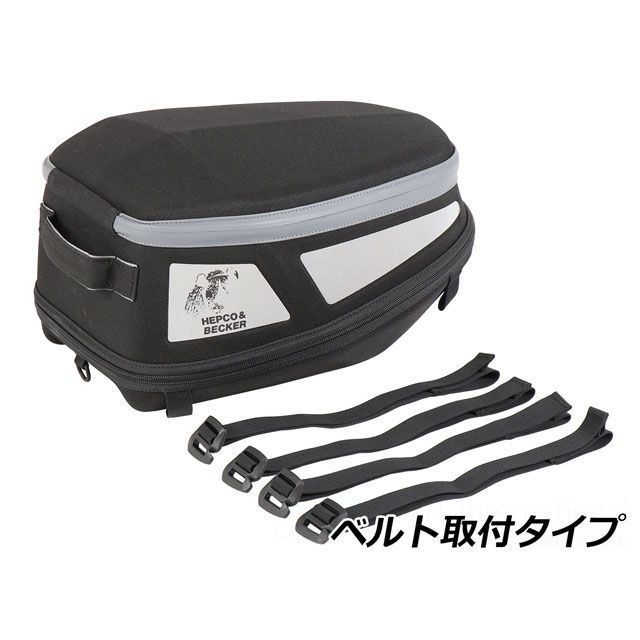 ヘプコ＆ベッカー Royster リアバッグ Sport Black（Belt type） HEPCO＆BECKER