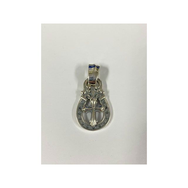 Bill Wall Leather LARGE ”05 CROSS” HORSESHOE PENDANT Bill Wall Leather