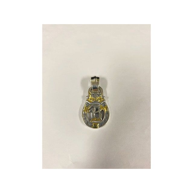 ビルウォールレザー Uジョイント ゴールドサダープレート スライダー ペンダント ビルウォールレザー Uジョイント ゴールドサダープレート スライダー