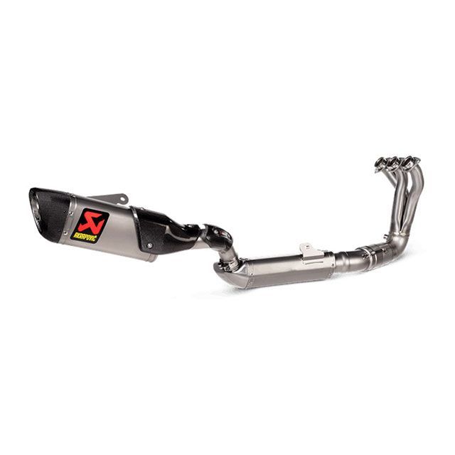 アクラポビッチ TRACER9 GT フルエキゾーストマフラー レーシング（チタン） JMCA AKRAPOVIC