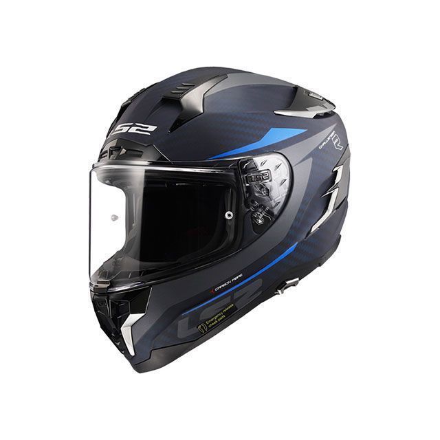 エルエスツーヘルメット CHALLENGER C GT/チャレンジャーシージーティー（マットカーボンブルー） サイズ S LS2 HELMETS