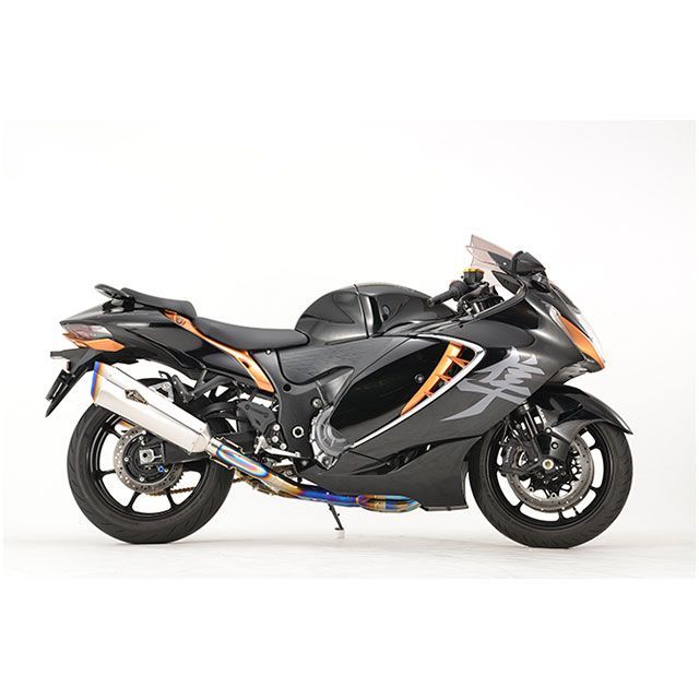 アールズギア Hayabusa GT SPEC チタン フルエキゾースト ツイン マフラー（チタンポリッシュ） R’s GEAR