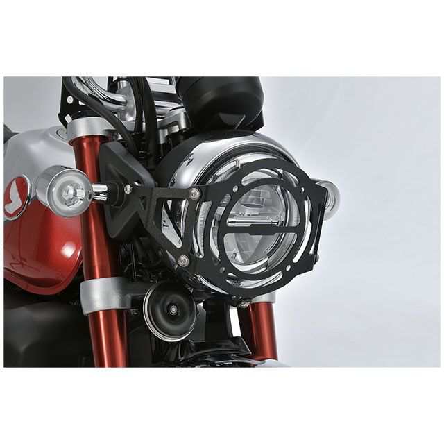 Gクラフト モンキー125 モンキー125 ヘッドライトガード タイプ2（ブラック） Gcraft バイクの通販は