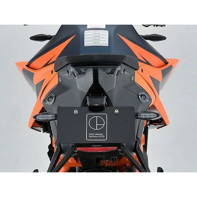 Gクラフト 1290 SUPER DUKE R 1290 SUPER DUKE R用 ビレットライセンスホルダー（ガンメタ） Gcraft バイク