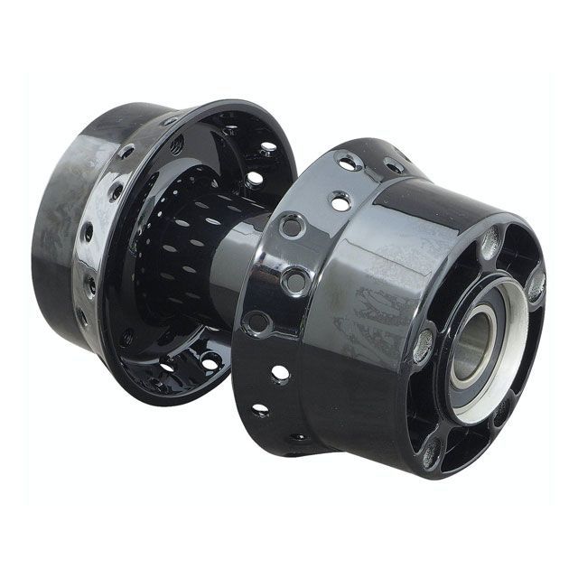 ネオファクトリー 08y- ソフテイル用リアアルミハブ ブラック Neofactory バイクの通販は 32,408円