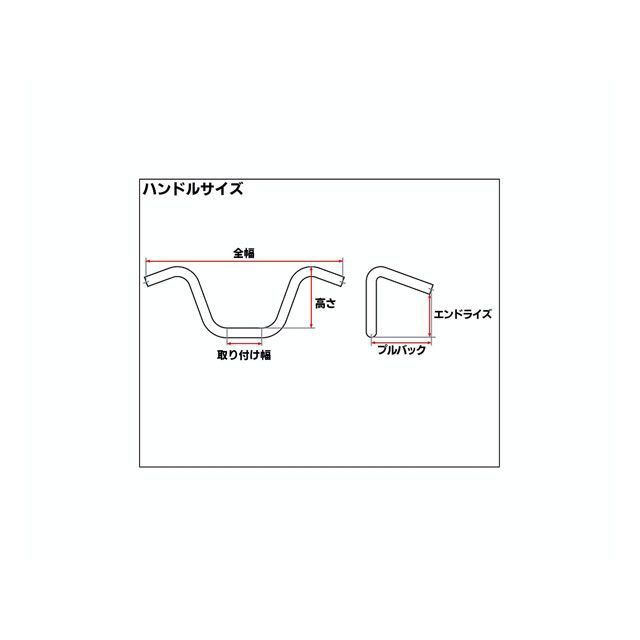 ネオファクトリー 14in ロボファットエイプバーハンドル クローム ツアラー Neofactory バイク