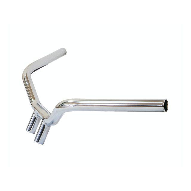 ネオファクトリー ヘコミ有り 2in スーパーライザーバーハンドル クローム Neofactory バイク