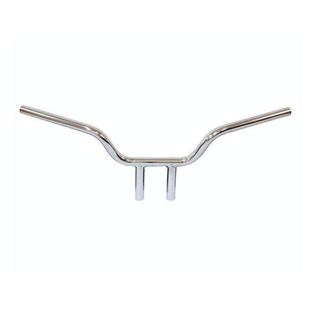 ネオファクトリー ヘコミ無し 4in スーパーライザーバーハンドル ハイ クローム Neofactory