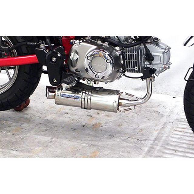 アップマフラー スラッシュタイプ チタン仕様 ウイルズウィン（WirusWin） モンキー125（2BJ-JB02） ウイルズウィン モンキー125 モンキー125（8BJ-JB03）用 アップ