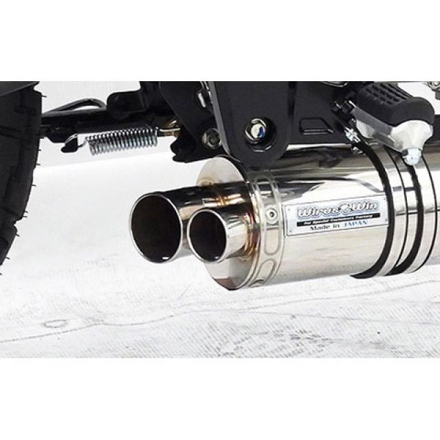 ウイルズウィン モンキー125 モンキー125（8BJ-JB03）用 ツインテールダウンマフラー WirusWin_4