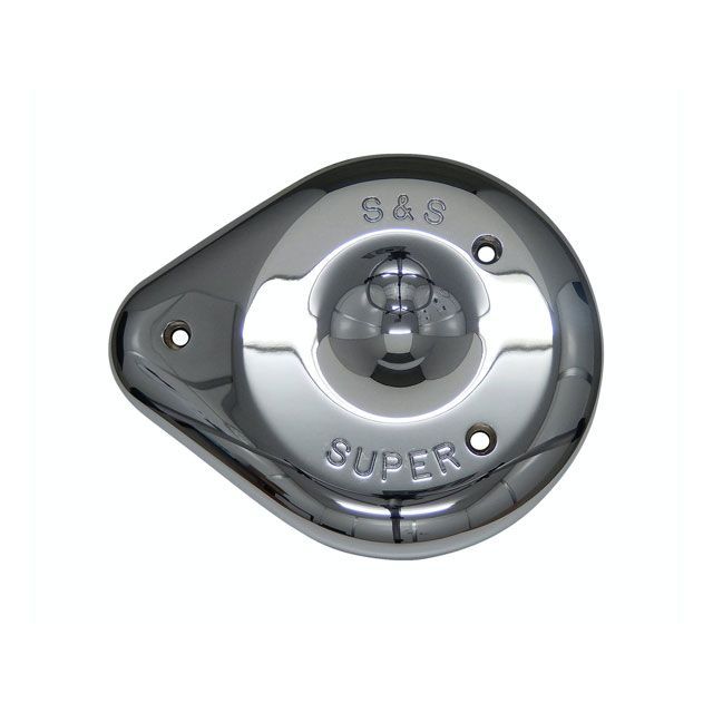 エス＆エス ティアドロップエアクリーナーカバー E/Gキャブ用 クローム