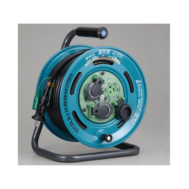 ハタヤ GE-30K レインボーリール 接地付（VCT・30M） HATAYA