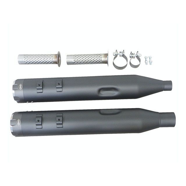 エス＆エス Mk45 マフラー 17y- M8 ブラック＋コントラストスラスター S&S