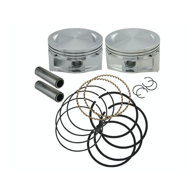 エス＆エス 鍛造ピストンセット 84-99yBT 100” 4 ＋.020” S&S バイクの通販は 51,005円