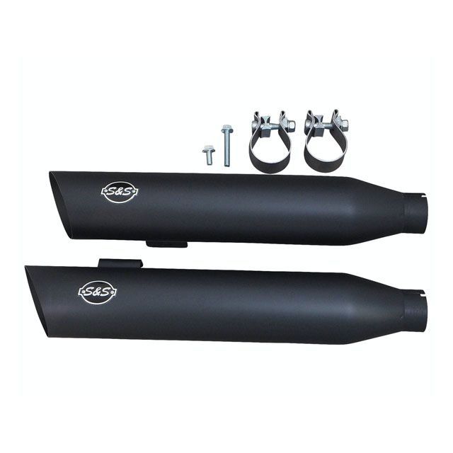 エス＆エス パフォーマンスマフラースラッシュカット08y- 2-1-2ダイナ ブラック S&S