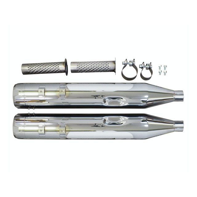 エス＆エス Mk45スリップオンマフラー クローム＋クロームスラスター 95-16ツアラー S&S バイクの通販は