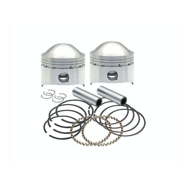 エス＆エス 鍛造ピストンセット 74” ハイコンプ ＋.040” S&S バイクの通販は 85,008円