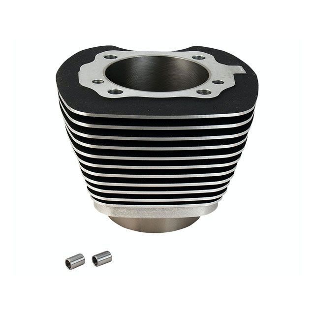 エス＆エス 3.937” シリンダー リンクルブラック 99y- TC S&S