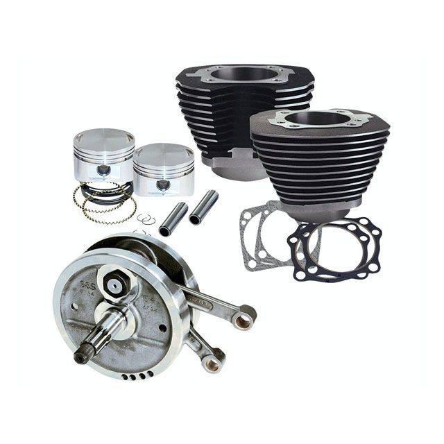 エス＆エス サイドワインダーキット 96” 84-99y BT Wブラック S&S バイク