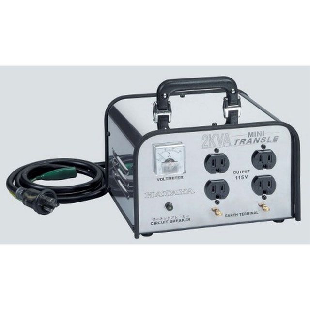 ハタヤ HV-02C ミニトランスル（2.0KVA昇圧型） HATAYA バイクの通販は