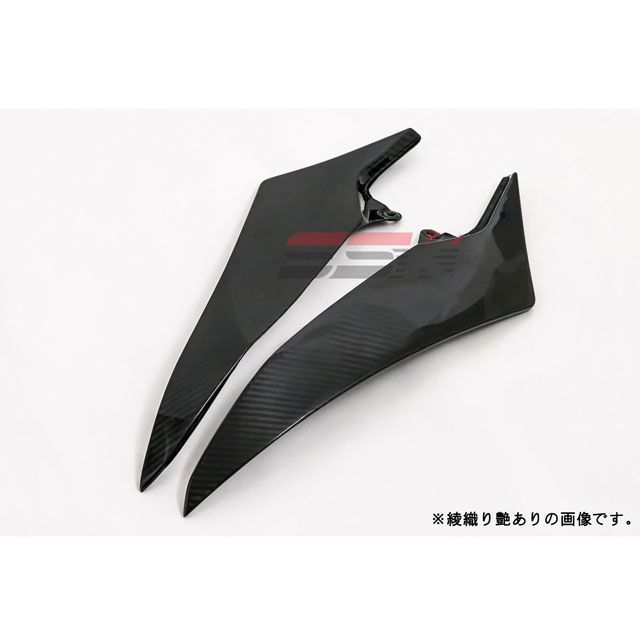 SPEEDRA YZF-R1 タンクサイドカバー 左右セット ドライカーボン カラー 綾織り艶消し SPEEDRA バイク