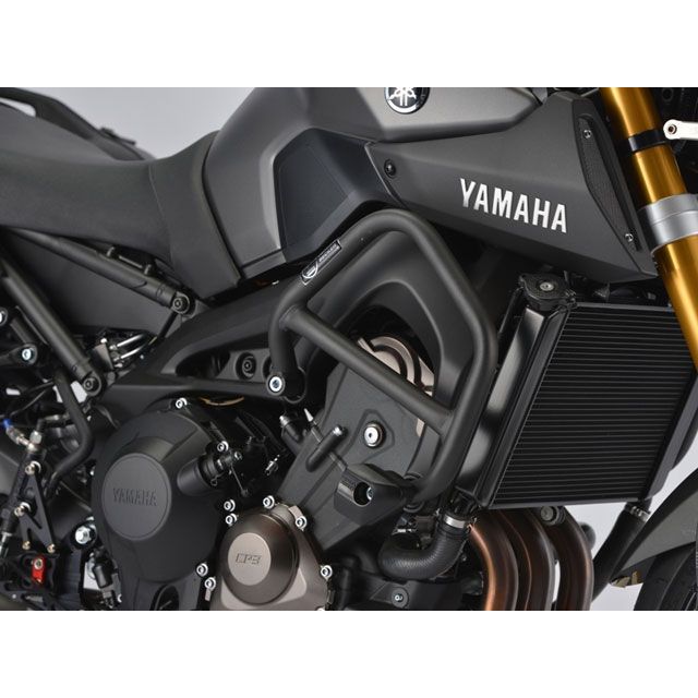 ヘプコ＆ベッカー MT-07 エンジンガード（アンスラサイト） クラッシュパッド付 HEPCO＆BECKER バイクの通販は