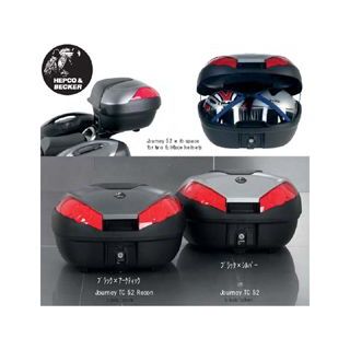 ヘプコ＆ベッカー JOURNEY トップケース TC52 カラー ブラック/アークティック HEPCO＆BECKER
