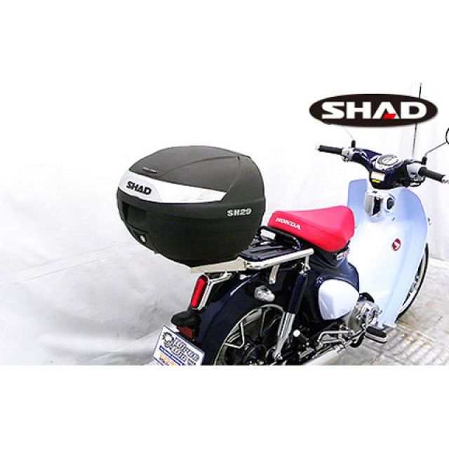 ウイルズウィン スーパーカブ C125 スーパーカブ C125（8BJ-JA58）用 SHAD製リアボックス付き ダブルリアキャリア  WirusWi…｜au PAY マーケット