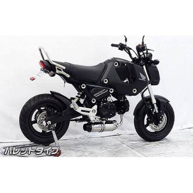 ウイルズウィン 3型 グロム（MSX125） 3型 グロム（MSX125）用 ダウンマフラー バレットタイプ（フルエキゾースト） WirusWin_3