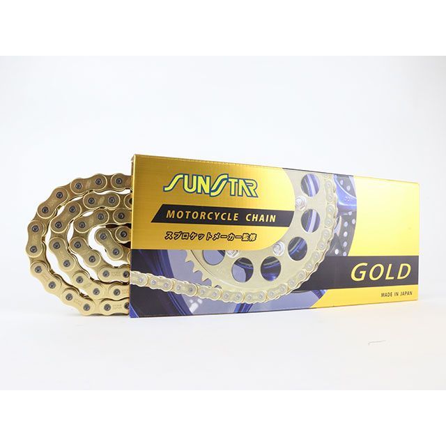 サンスター SS530SKC-100GD モーターサイクルチェーン ゴールド