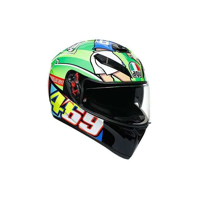 エージーブイ K-3 SV MPLK 009-ROSSI MUGELLO 2017 サイズ L（59-60cm） AGV バイク