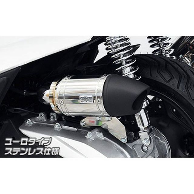ウイルズウィン PCX PCX（2BJ-JK05）用 サイレンサー型エアクリーナーキット ユーロタイプ タイプ ステンレス仕様 WirusWin