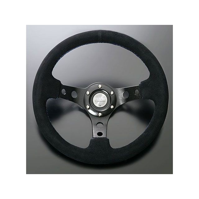 D1 SPEC DEEP70 ステアリング 33パイ バックスキン/ブルーステッチ D1 SPEC 車 自動車の通販は