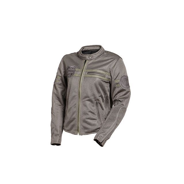 デグナー 2022春夏モデル FR22SJ-7 レディースメッシュジャケット（グレー） サイズ L DEGNER バイクの通販は