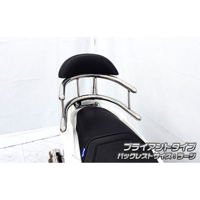 ウイルズウィン PCX160 PCX160（2BK-KF47）用 バックホールドタンデムバー ブライアントタイプ バックレストサイズ ラージ Wir…
