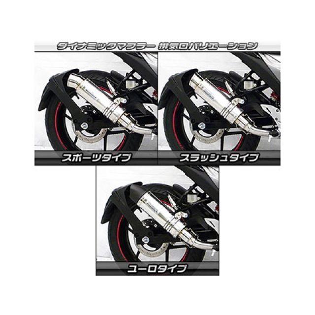 ウイルズウィン ジクサー150 ジクサー150（2BK-ED13N）用 ダイナミックマフラー スポーツタイプ サイレンサー ブラックカーボン仕様 W…の通販は 36,961円