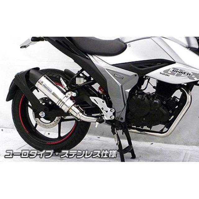 ウイルズウィン ジクサー150 ジクサー150（2BK-ED13N）用 ダイナミックマフラー ユーロタイプ サイレンサー ステンレス仕様 Wirus…の通販は