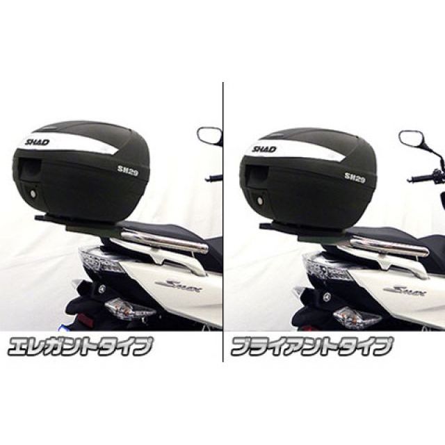 ウイルズウィン マジェスティS マジェスティS（2BK-SG52J）用 SHAD製リアボックス付きタンデムバー エレガントタイプ WirusWin_5