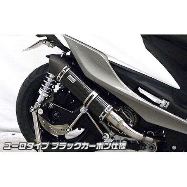 ウイルズウィン シグナスX(5型) シグナスX(5型)用 ショットマフラー ユーロタイプ(ブラックカーボン仕様) WirusWin