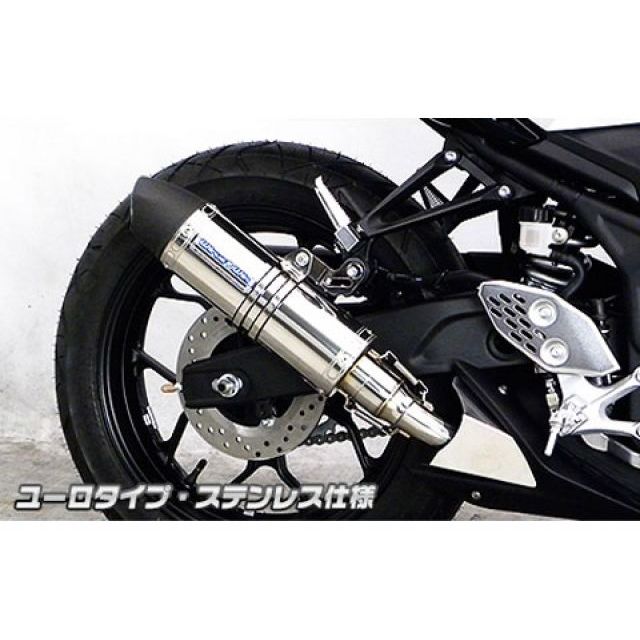 ウイルズウィン MT-03 MT-25 MT-25/MT-03用 スリップオンマフラー ユーロタイプ サイレンサー ステンレス仕様 ヒートガード ポ…