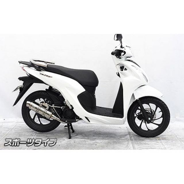 ウイルズウィン ディオ110 ディオ110（2BJ-JK03）用 ロイヤルマフラー スポーツタイプ WirusWin_2