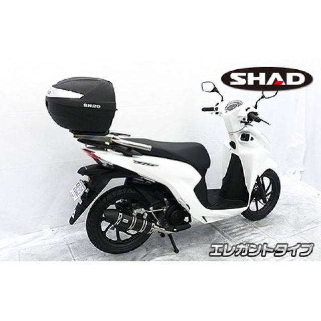 バイク dio110 jk03 リアボックス GIVI dio110用専用ステー付き