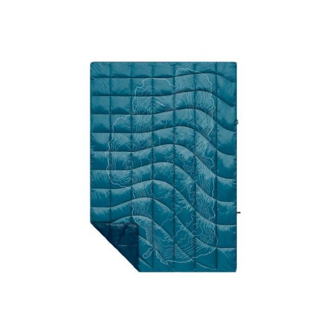 ランプル DOWN PUFFY-LAKE TAHOE-MARINE/WHITE Rumpl キャンプの通販は 16,586円