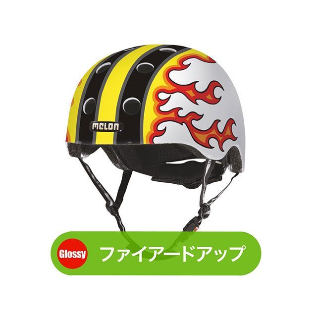 Melonhelmets（自転車） ファイヤドアップ サイズ XXS-S Melonhelmets