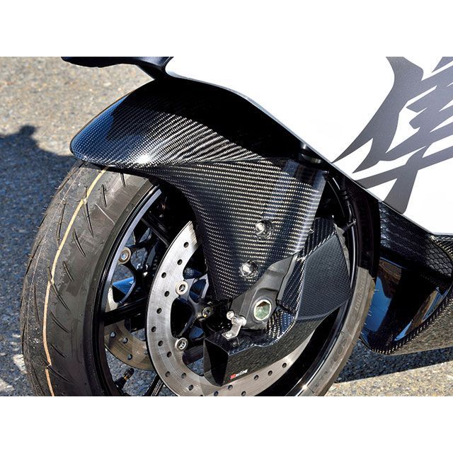 マジカルレーシング Hayabusa フロントフェンダー（フォークガード一体形状） 材質 平織りカーボン製 Magical Racing バイクの通販は 27,226円