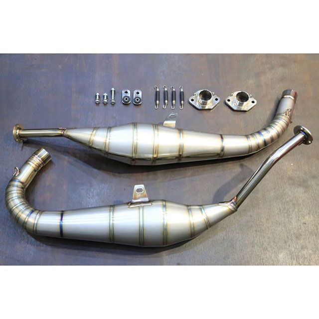 T2レーシング NSR250 MC21・28左右出しSTDチタンボディ【STEET】 T2Racing